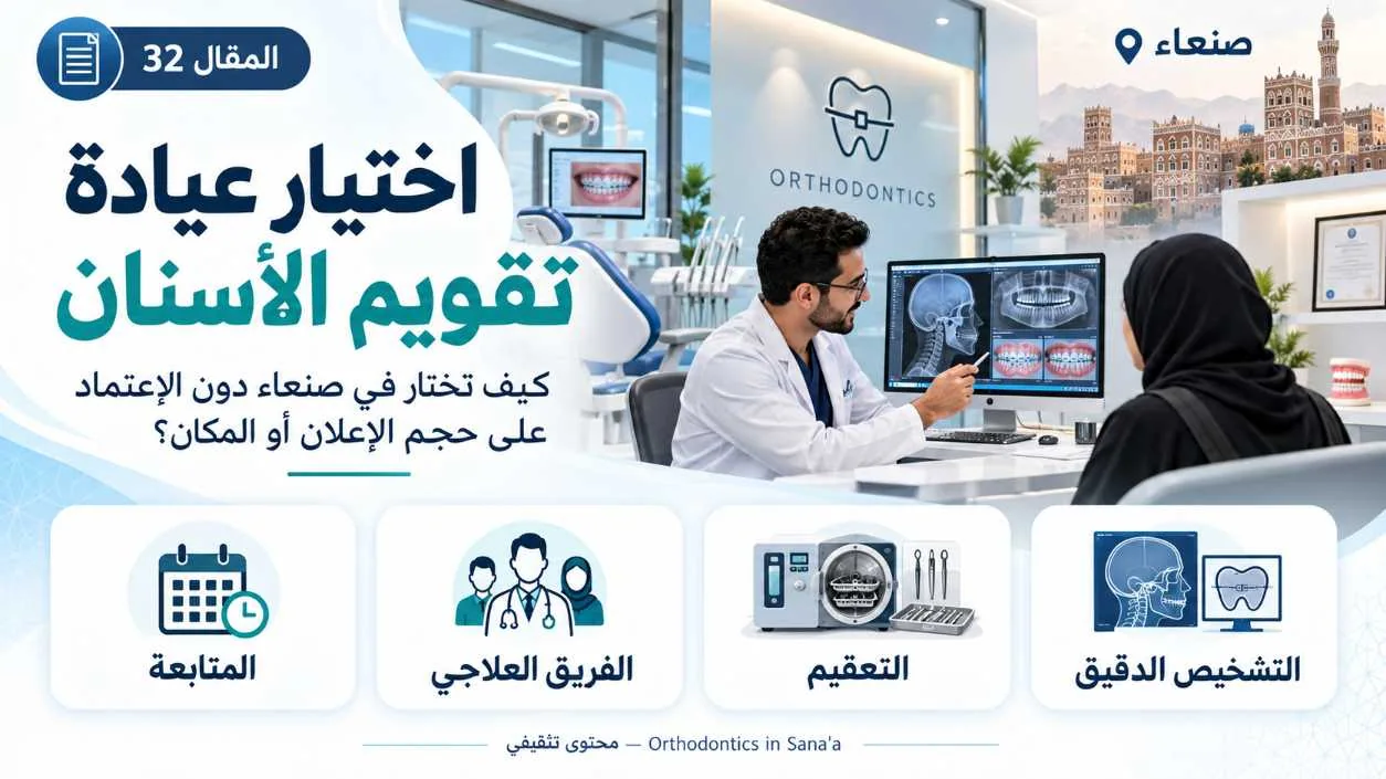 عيادة تقويم الأسنان في صنعاء: كيف تختار الخطة الأنسب بدل البحث عن «الأفضل» فقط؟