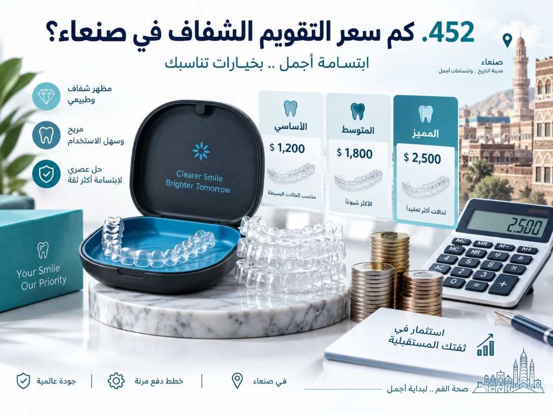 كم سعر التقويم الشفاف في صنعاء؟ وما الذي يحدد التكلفة؟