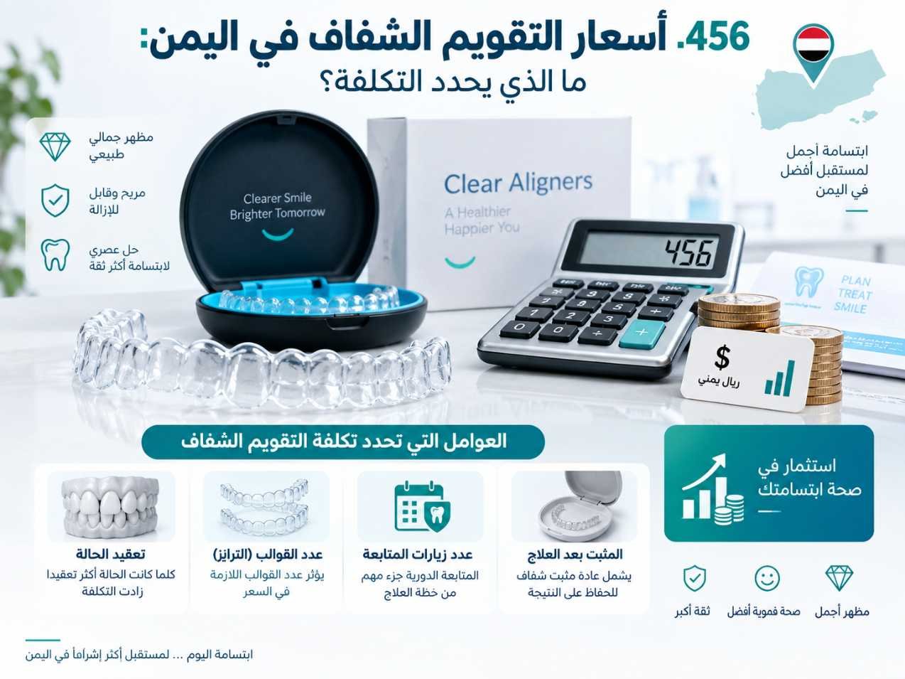 أسعار التقويم الشفاف في اليمن: العوامل التي تغيّر التكلفة