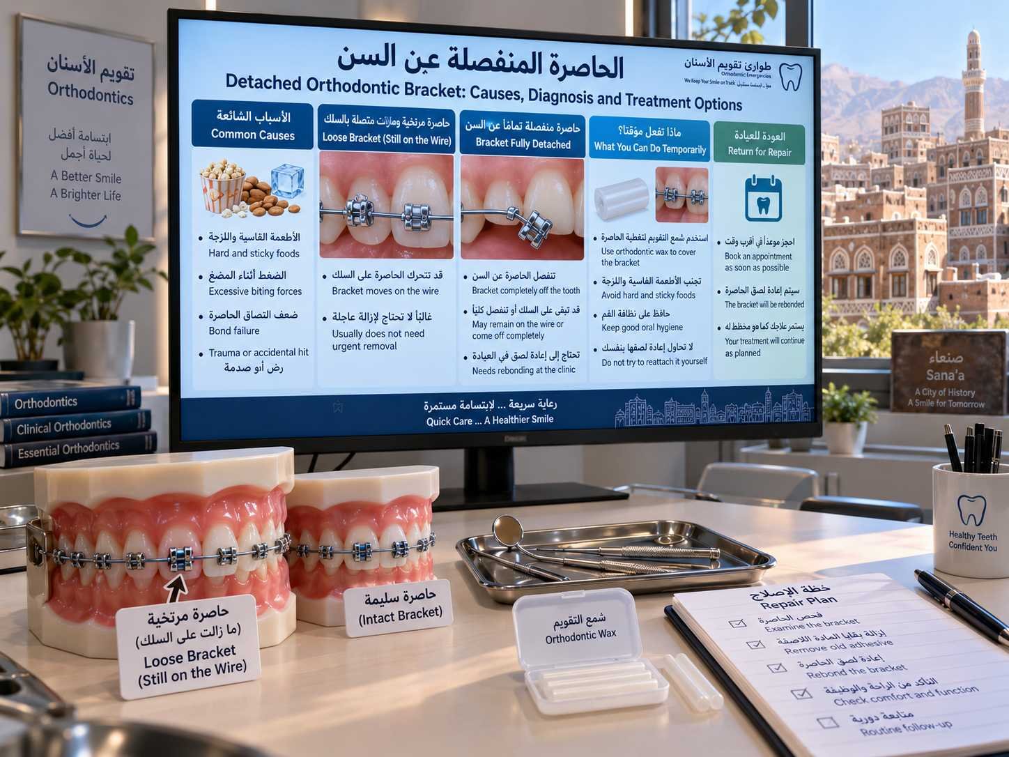 الحاصرة المنفصلة عن السن: الأسباب والتشخيص وخيارات العلاج