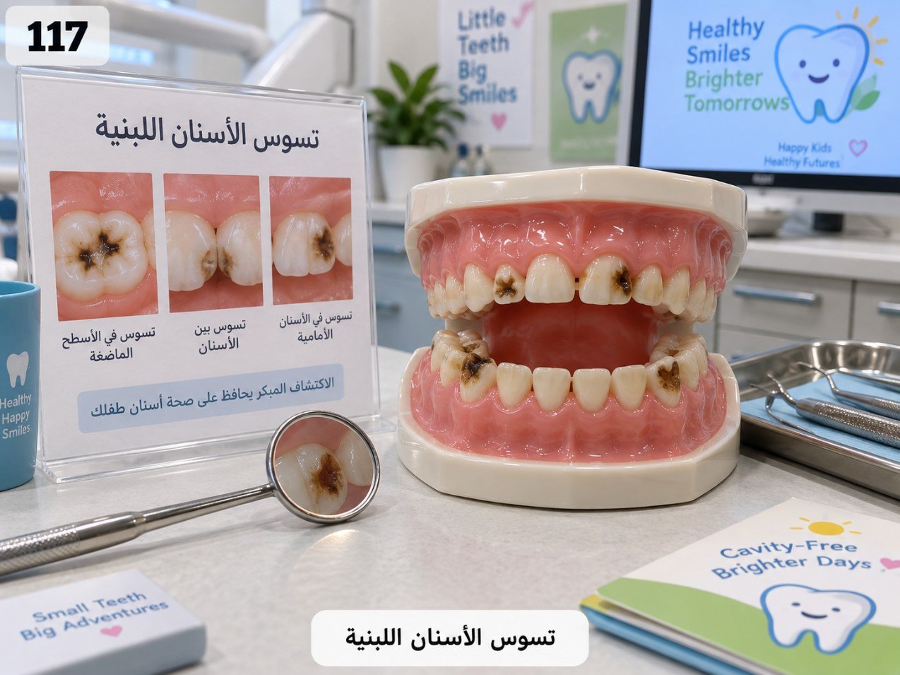 تسوس الأسنان اللبنية: الأسباب والتشخيص وخيارات العلاج