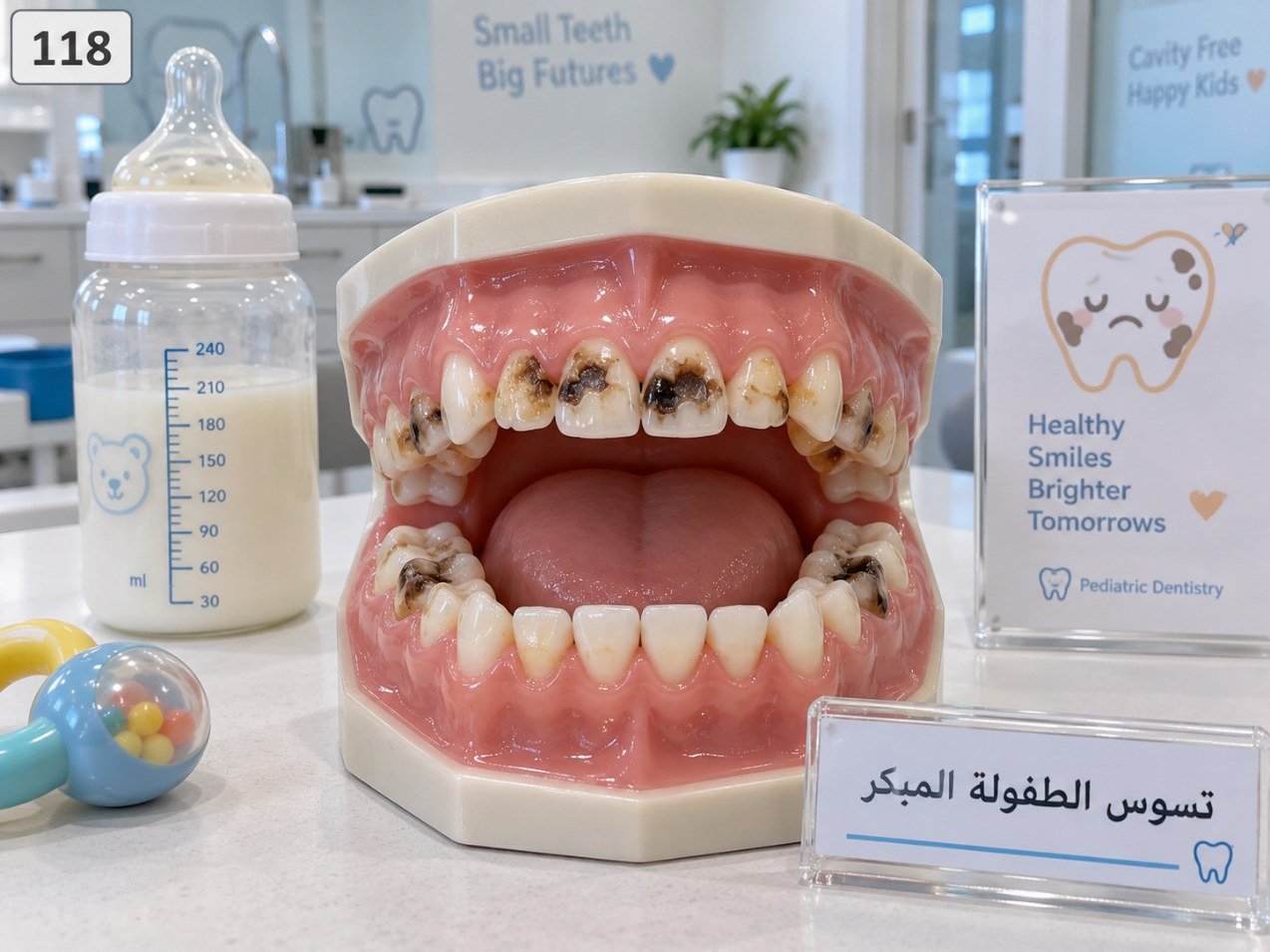 تسوس الطفولة المبكر: الأسباب والتشخيص وخيارات العلاج