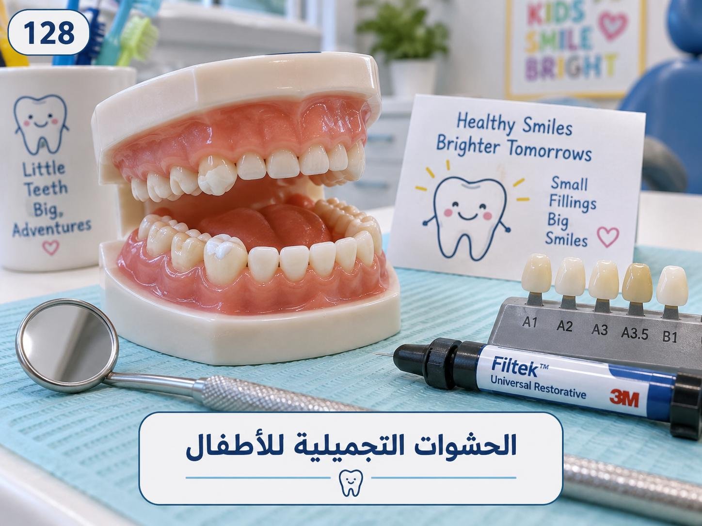 الحشوات التجميلية للأطفال: متى تُستخدم وكيف تتم العناية؟